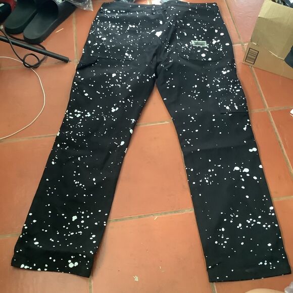 The hundreds x Joshua vides size 40 rare VIDES SPLATTER PAINTER PANT (BLACK) Rel - Picture 2 of 4
